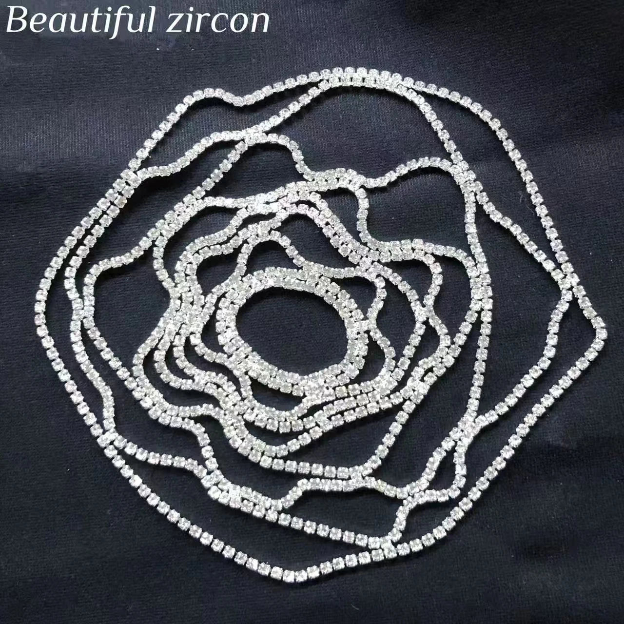 New Fashion Mesh Headwear Hair Accessories Bridal Wedding Crystal Headchain Jewelry Exquisite Head Accessories