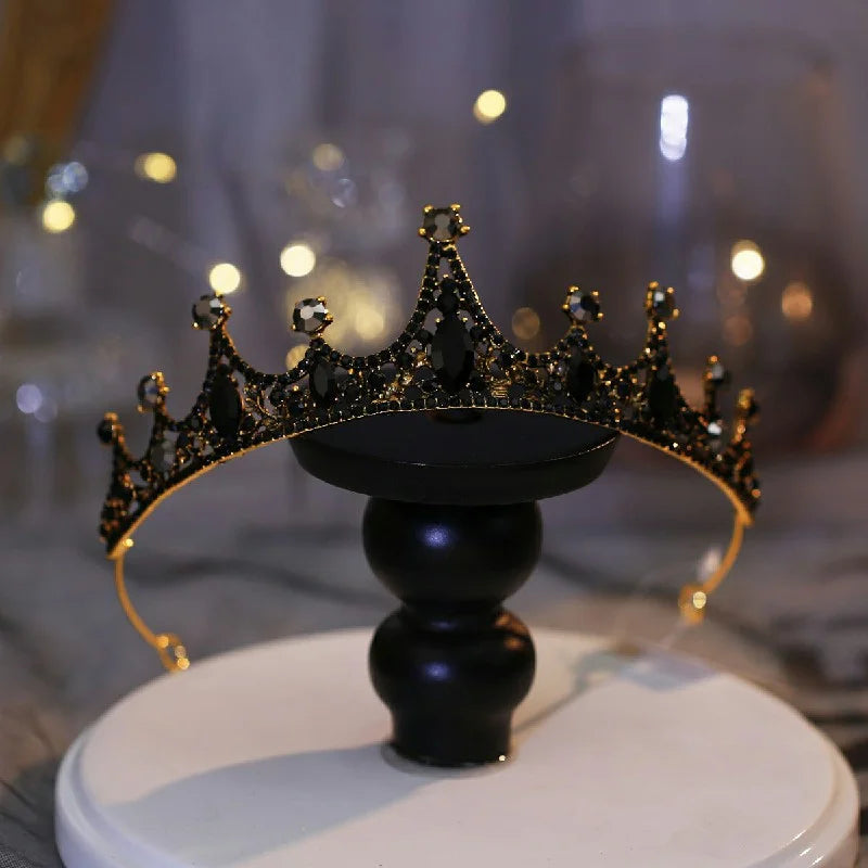 1pc Elegant Rhinestone Bridal Tiara - Alloy Wedding Hair Crown with Sparkling Accents for Brides, Prom, Formal Events