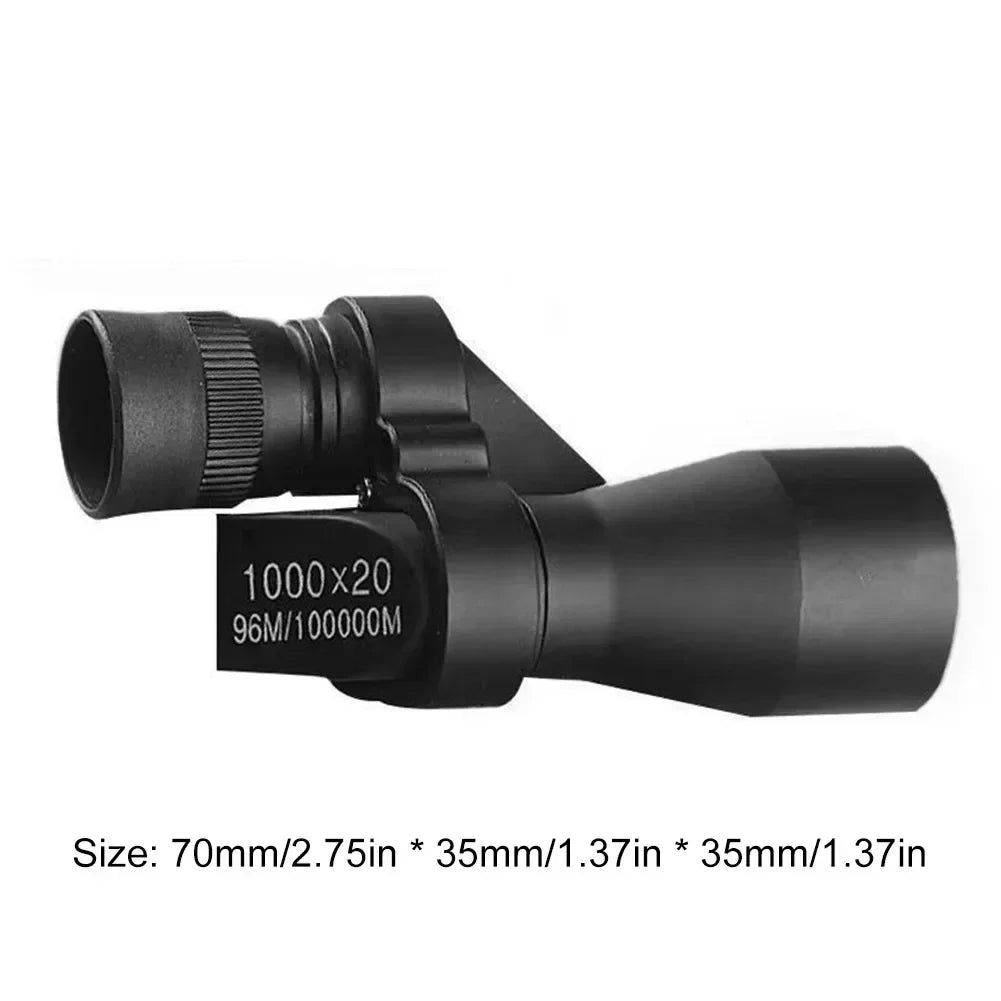 Portable Mini Monocular Telescope 1000x20 High Magnification for Outdoor Hunting Camping Fishing Zoom