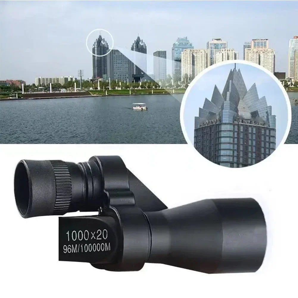 Portable Mini Monocular Telescope 1000x20 High Magnification for Outdoor Hunting Camping Fishing Zoom